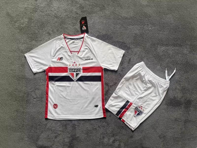 Sao Paulo 2026 Kids Away Soccer Jersey And Shorts
