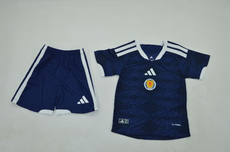 Scotland 2026 Kids Home Soccer Jersey And Shorts (Player)