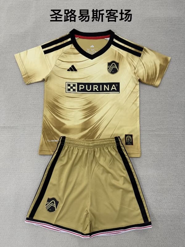 St.Louis City Sc 2026 Kids Away Soccer Jersey And Shorts