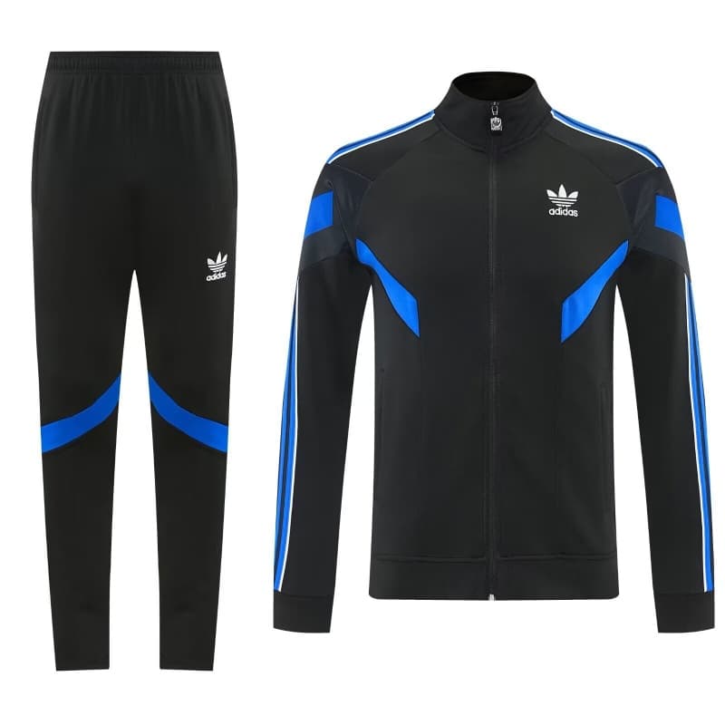 AAA(Thailand) Adidas 2026 Black Soccer Tracksuit 03