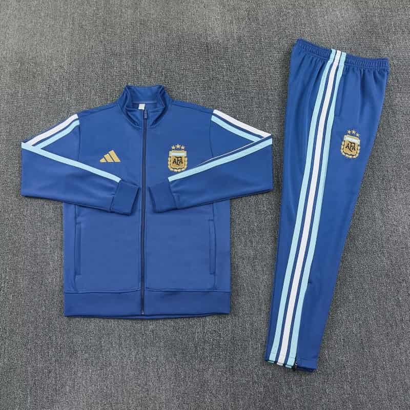 AAA(Thailand) Argentina 2026 Blue Soccer Tracksuit 03