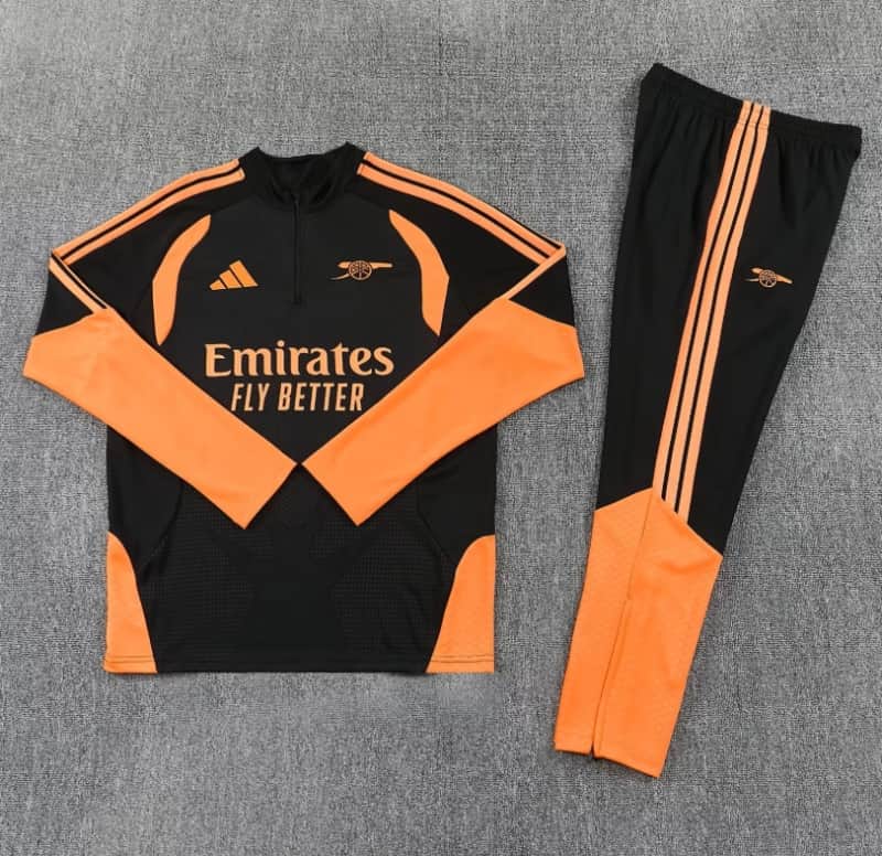 AAA(Thailand) Arsenal 26/27 Black Soccer Tracksuit