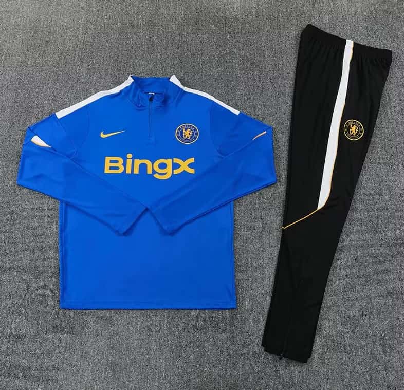 AAA(Thailand) Chelsea 26/27 Blue Soccer Tracksuit 02