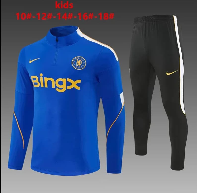 Chelsea 26/27 Kids Blue Soccer Tracksuit