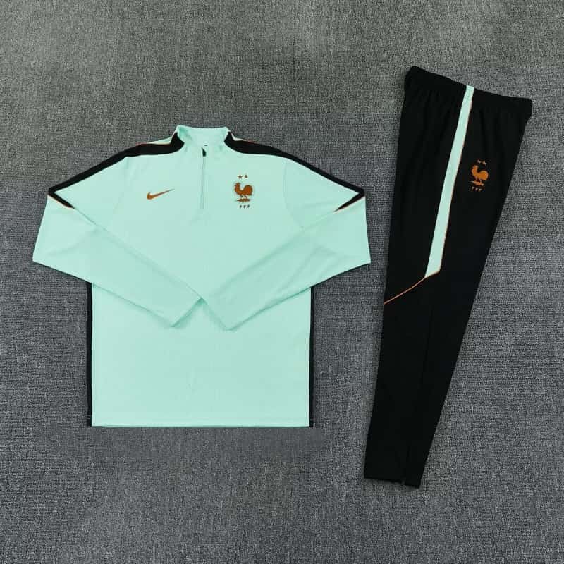 AAA(Thailand) France 2026 Green Soccer Tracksuit