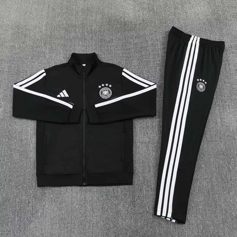 AAA(Thailand) Germany 2026 Black Soccer Tracksuit 04