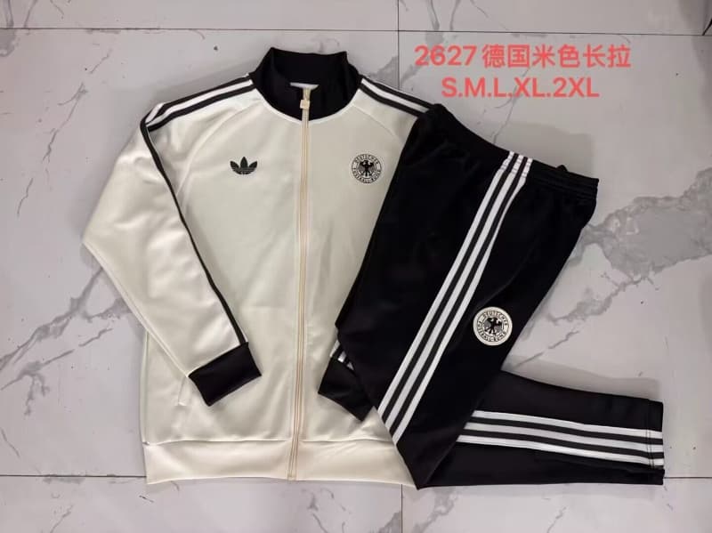 AAA(Thailand) Germany 2026 Light Yellow Soccer Tracksuit