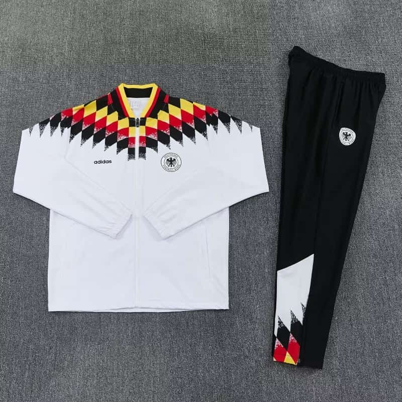 AAA(Thailand) Germany 2026 White Soccer Tracksuit 02