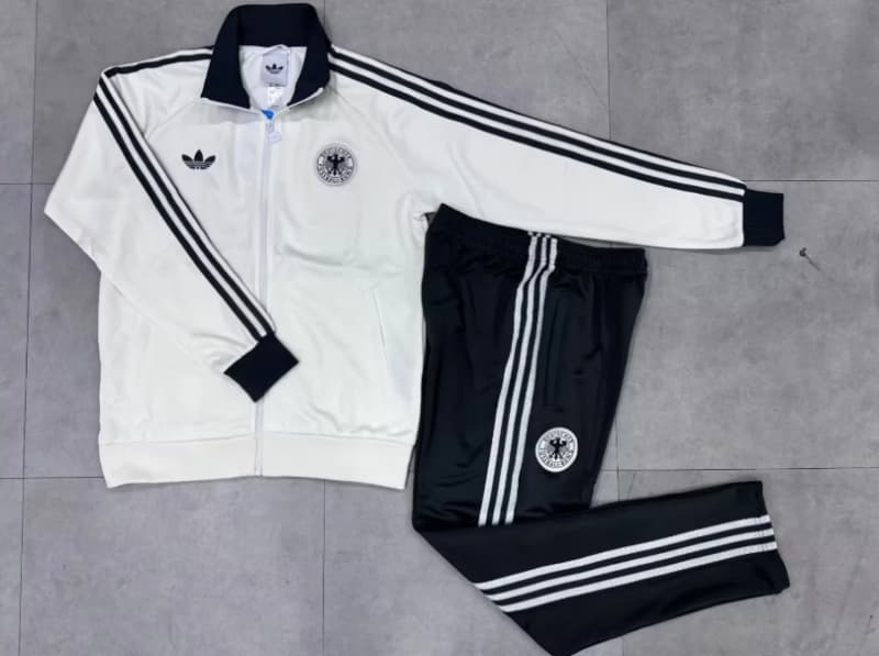 AAA(Thailand) Germany 2026 White Soccer Tracksuit 03