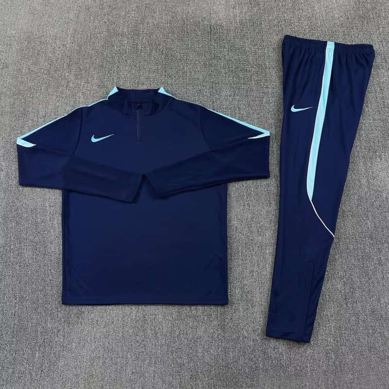 AAA(Thailand) Nike 2026 Dark Blue Soccer Tracksuit