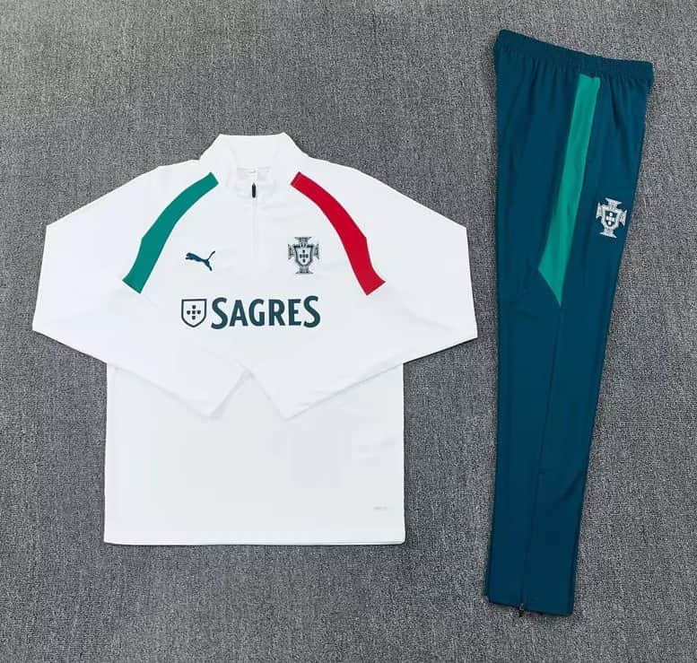 AAA(Thailand) Portugal 2026 White Soccer Tracksuit