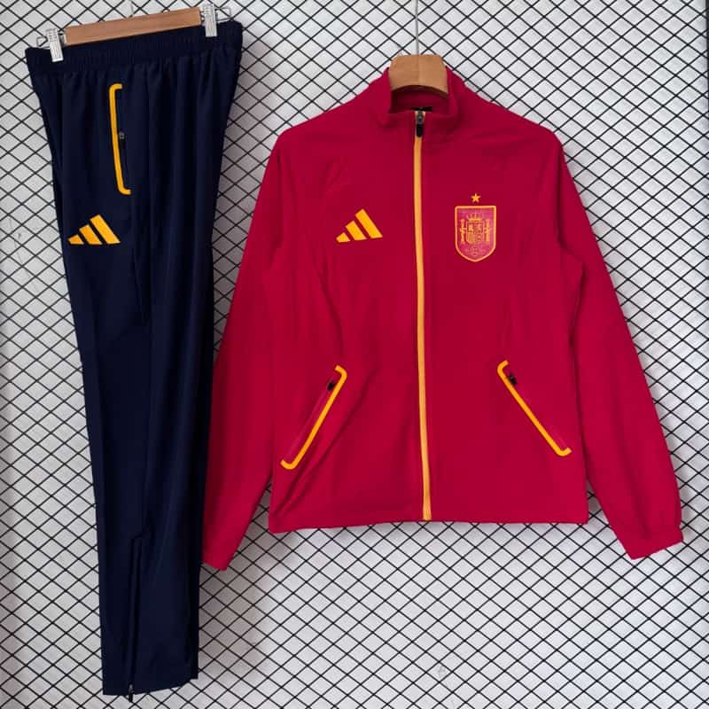 AAA(Thailand) Spain 2026 Red Soccer Tracksuit