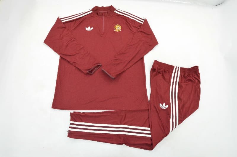 AAA(Thailand) Spain 2026 Red Soccer Tracksuit 04
