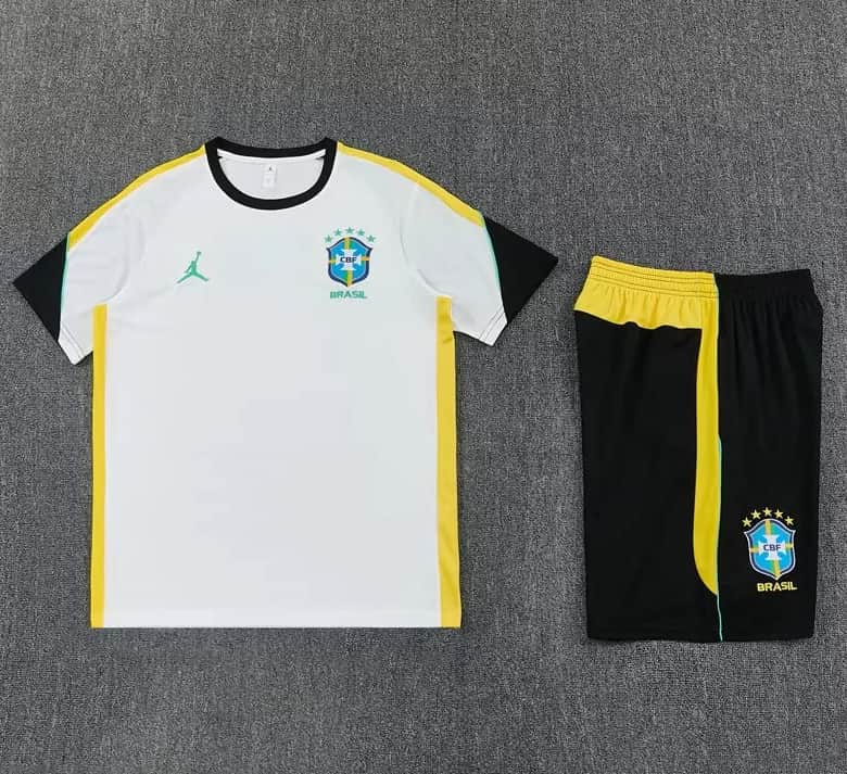 AAA(Thailand) Brazil 2026 White Soccer Training Sets