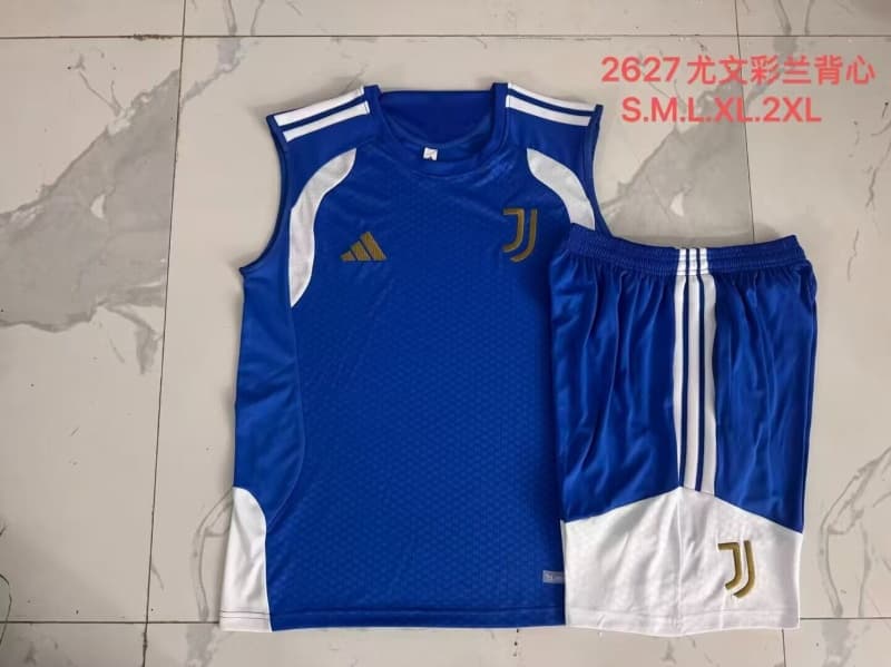 AAA(Thailand) Juventus 26/27 Blue Soccer Training Sets 02