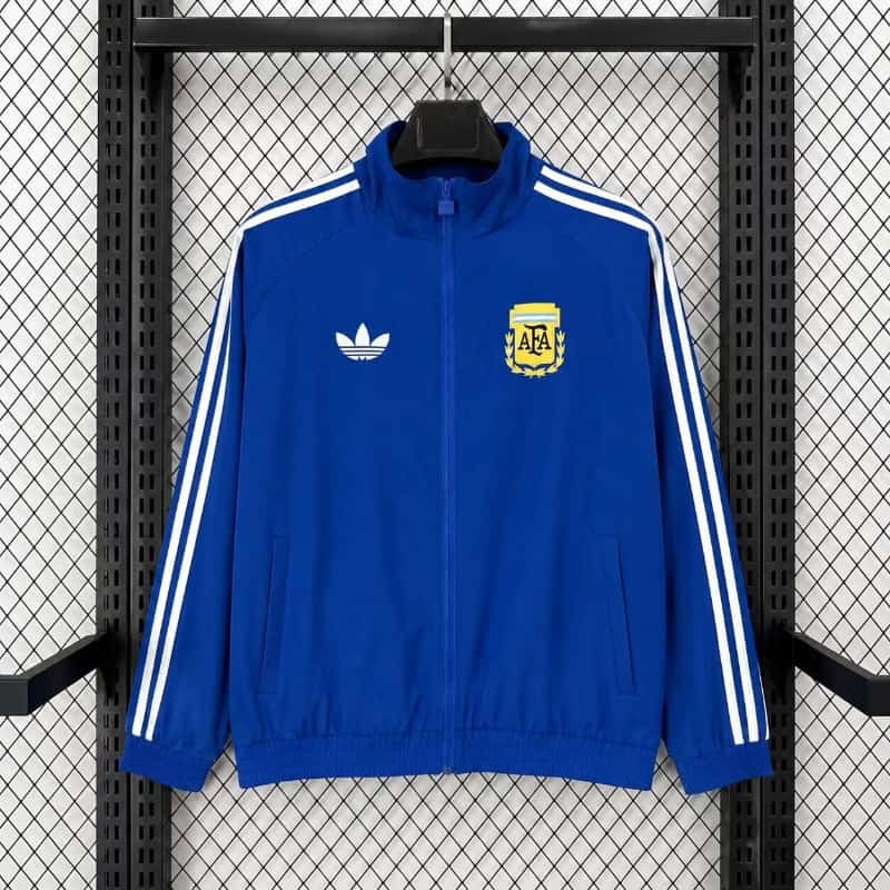 AAA(Thailand) Argentina 2026 Blue Soccer Windbreaker