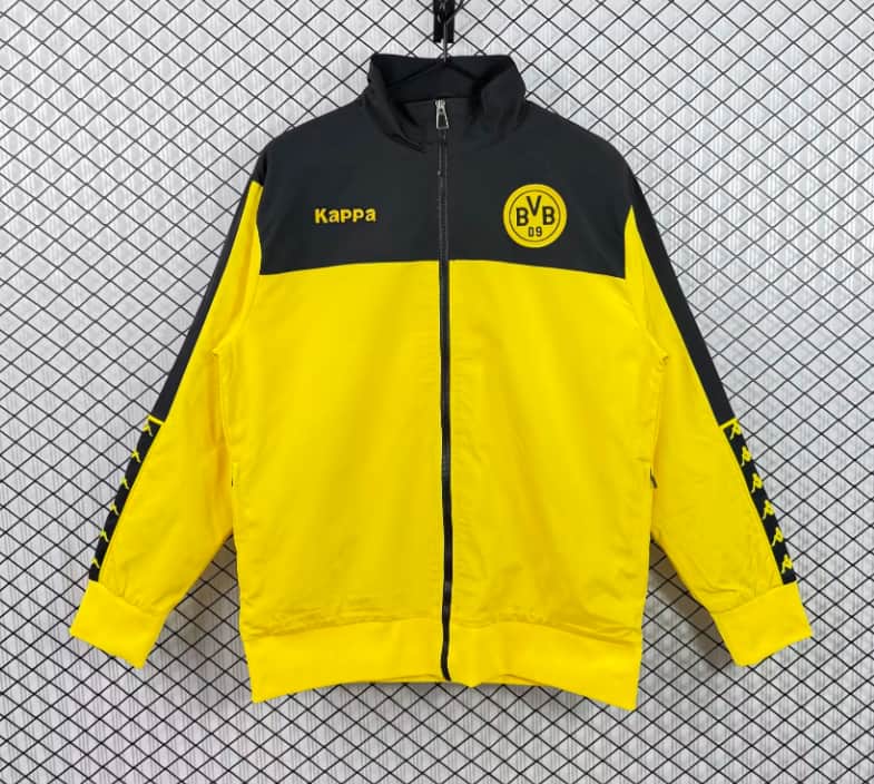 AAA(Thailand) Dortmund 11/12 Yellow Soccer Windbreaker