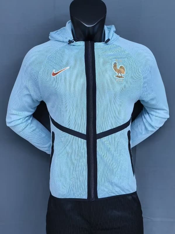 AAA(Thailand) France 2026 Blue Soccer Windbreaker