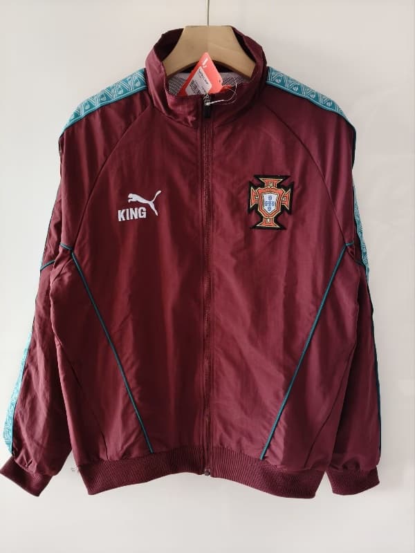 AAA(Thailand) Portugal 2026 Red Soccer Windbreaker