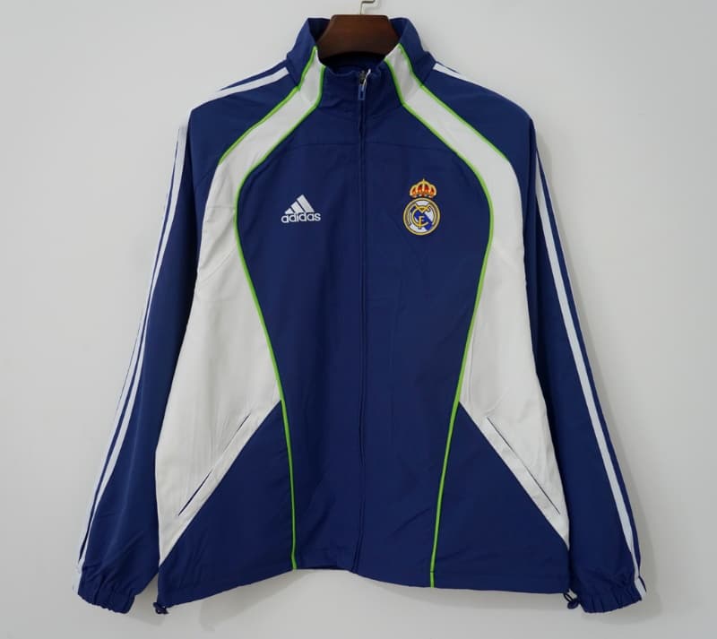 AAA(Thailand) Real Madrid 2010/11 Dark Blue Soccer Windbreaker