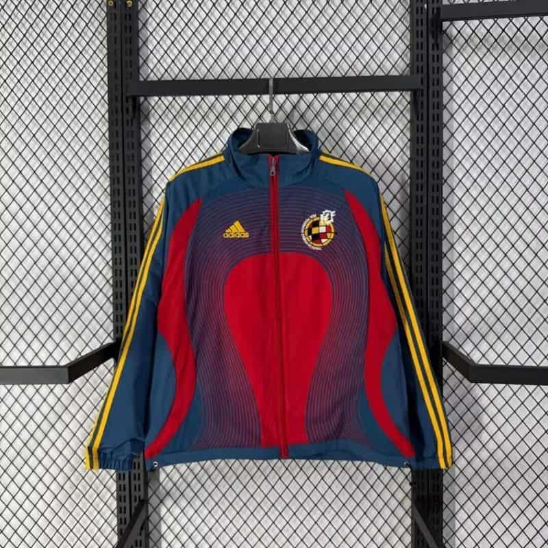 AAA(Thailand) Spain 2026 Red Soccer Windbreaker 05