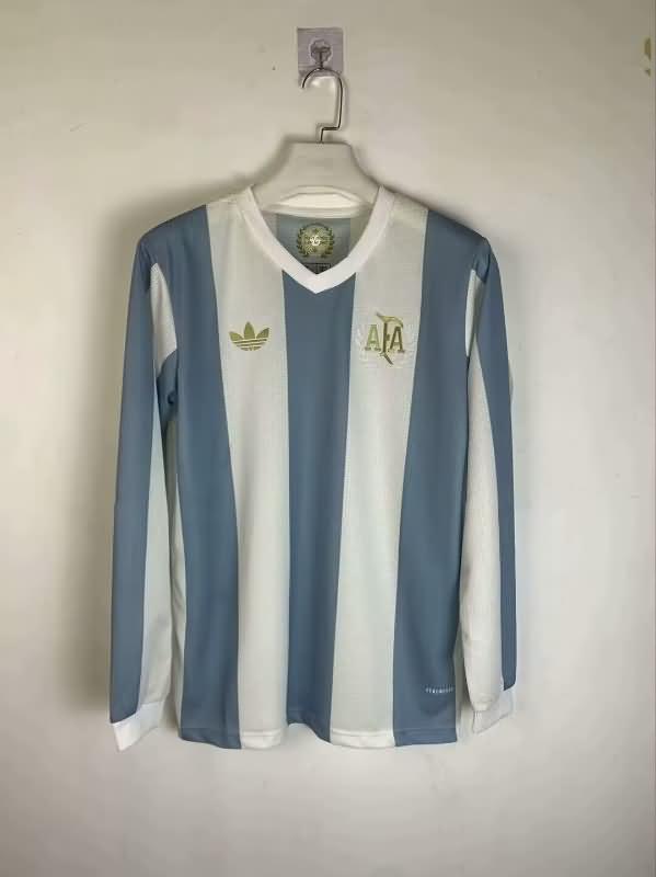 AAA(Thailand) Argentina 50th Anniversary Long Sleeve Soccer Jersey