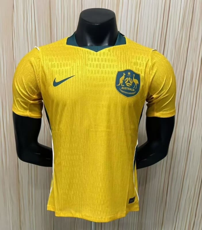 AAA(Thailand) Australia 2026 World Cup Home Soccer Jersey (Player)