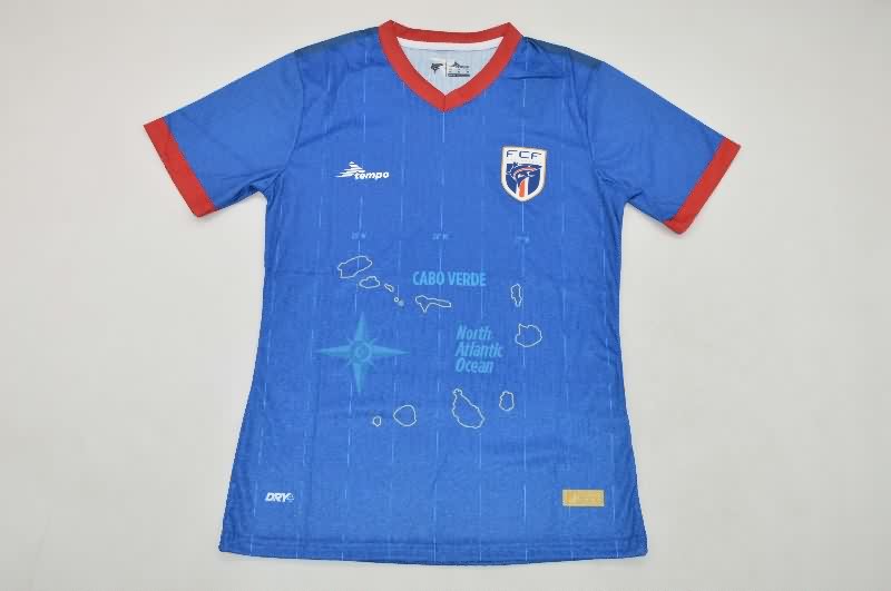 AAA(Thailand) Cape Verde 2025 Home Soccer Jersey (Player)