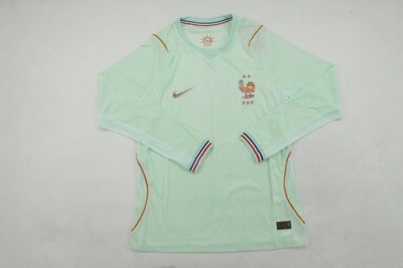 AAA(Thailand) France 2026 World Cup Away Long Sleeve Soccer Jersey (Player)