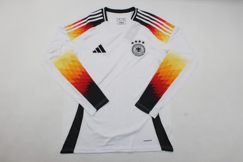 AAA(Thailand) Germany 2024 Home Long Sleeve Soccer Jersey