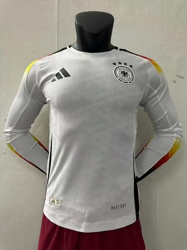 AAA(Thailand) Germany 2024 Home Long Sleeve Soccer Jersey (Player)