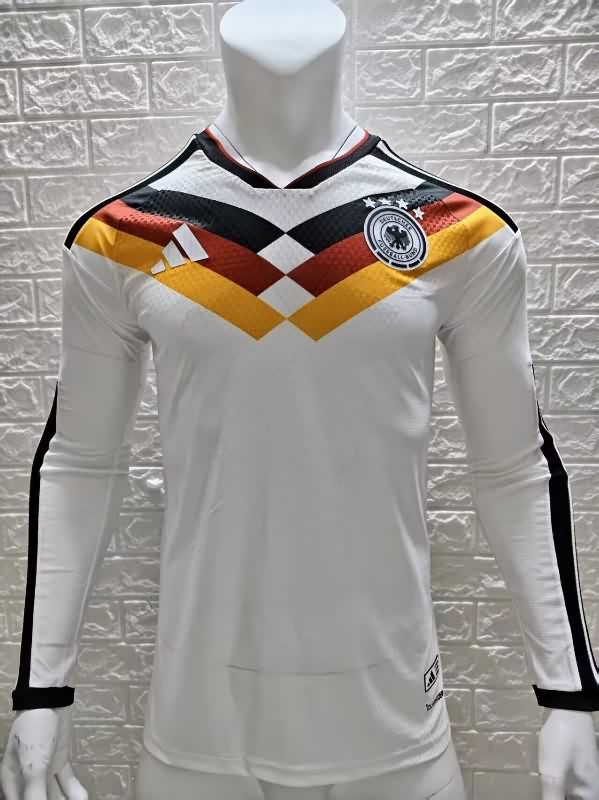 AAA(Thailand) Germany 2025 Home Long Sleeve Soccer Jersey (Player) AAA(Thailand) Germany 2025 Home Long Sleeve Soccer Jersey (Player)