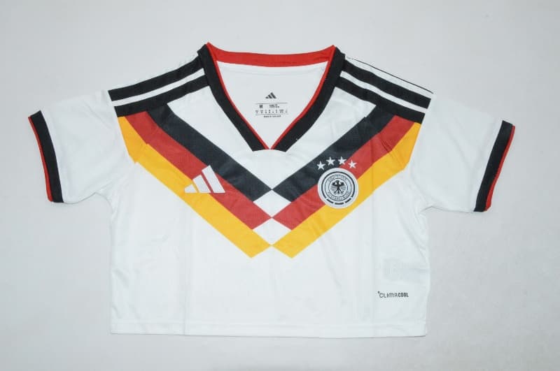 AAA(Thailand) Germany 2026 World Cup Home Women Cropped Soccer Jersey