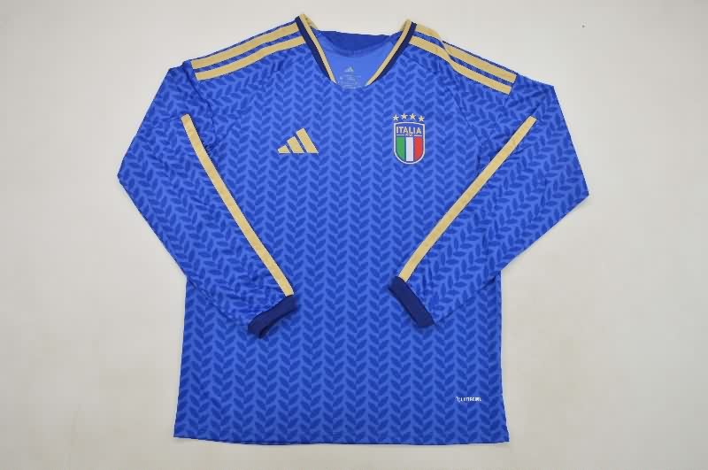 AAA(Thailand) Italy 2026 World Cup Home Long Sleeve Soccer Jersey