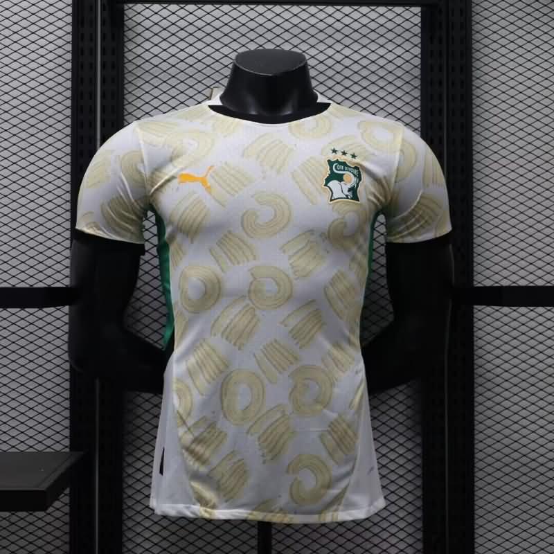 AAA(Thailand) Ivory 2024 Away Soccer Jersey(Player)