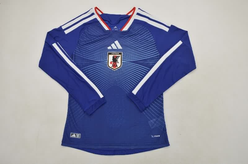 AAA(Thailand) Japan 2026 World Cup Home Long Sleeve Soccer Jersey (Player)