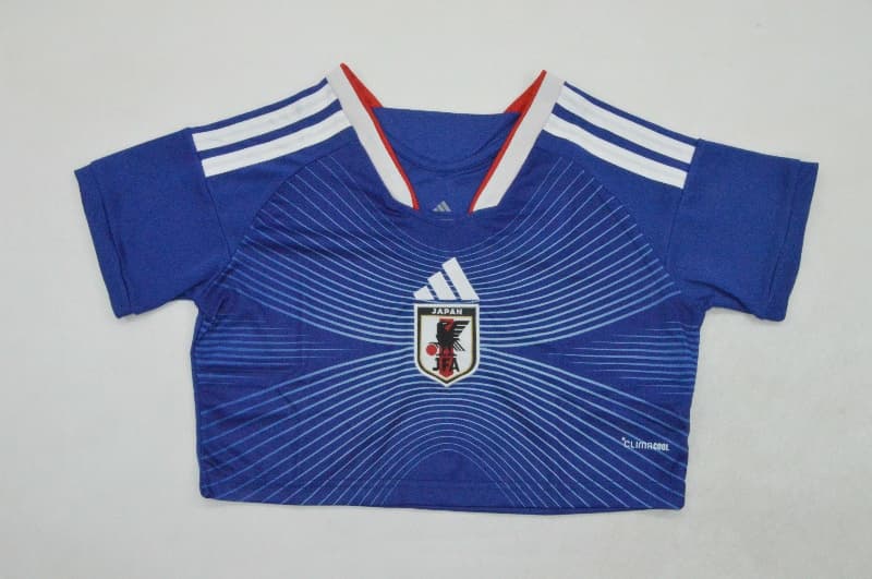 AAA(Thailand) Japan 2026 World Cup Home Women Cropped Soccer Jersey
