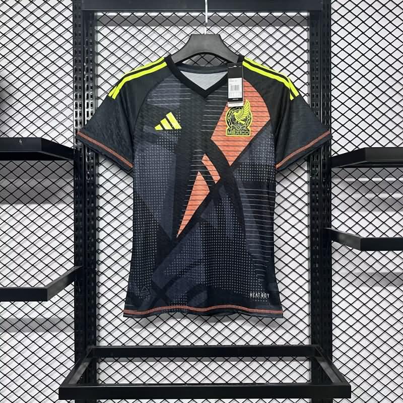 AAA(Thailand) Mexico 2024 Copa America Goalkeeper Black Soccer Jersey (Player)