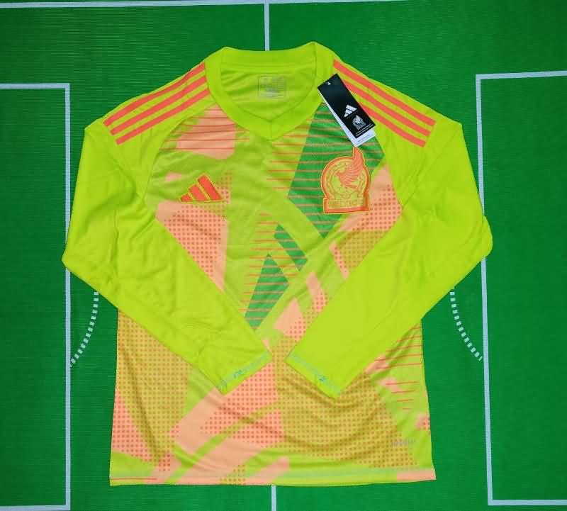 AAA(Thailand) Mexico 2024 Copa America Goalkeeper Green Long Sleeve Soccer Jersey