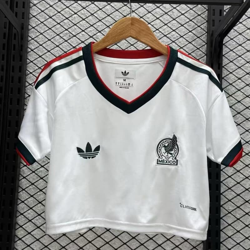 AAA(Thailand) Mexico 2026 World Cup Away Women Cropped Soccer Jersey