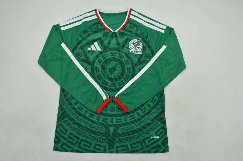 AAA(Thailand) Mexico 2026 World Cup Home Long Sleeve Soccer Jersey