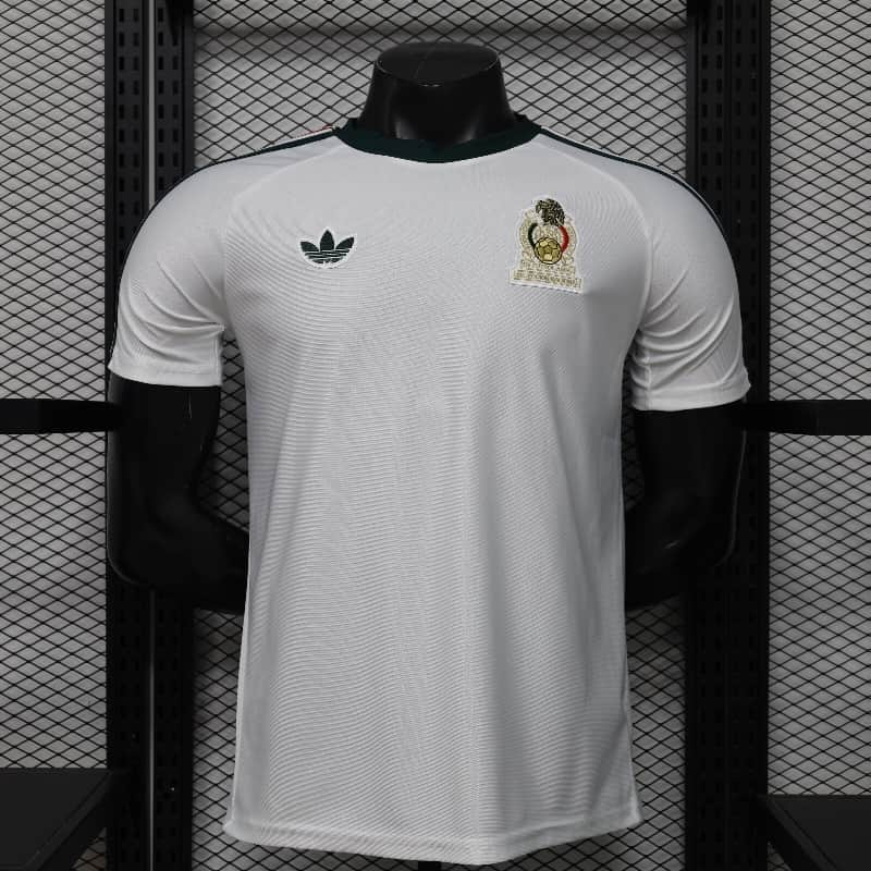 AAA(Thailand) Mexico 2026 White Soccer Jersey 02