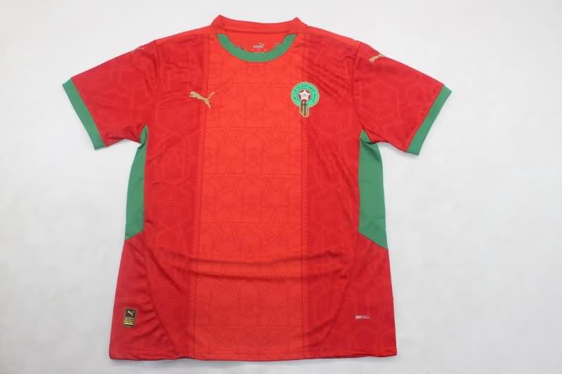 AAA(Thailand) Morocco 2025 Home Soccer Jersey