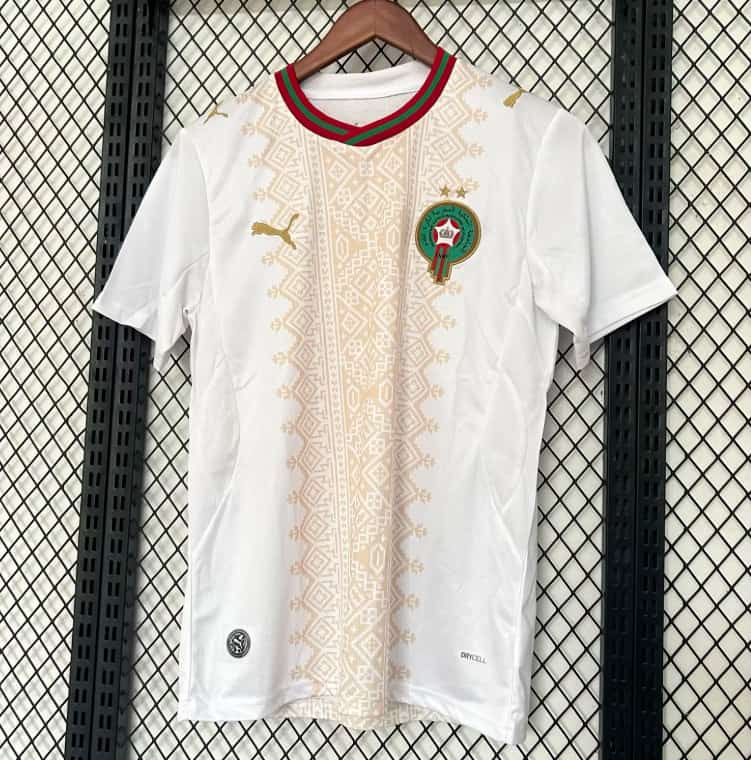 AAA(Thailand) Morocco 2026 Away Soccer Jersey 2 Stars AAA(Thailand) Morocco 2026 Away Soccer Jersey 2 Stars