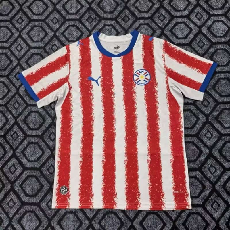 AAA(Thailand) Paraguay 2026 Home Soccer Jersey AAA(Thailand) Paraguay 2026 Home Soccer Jersey