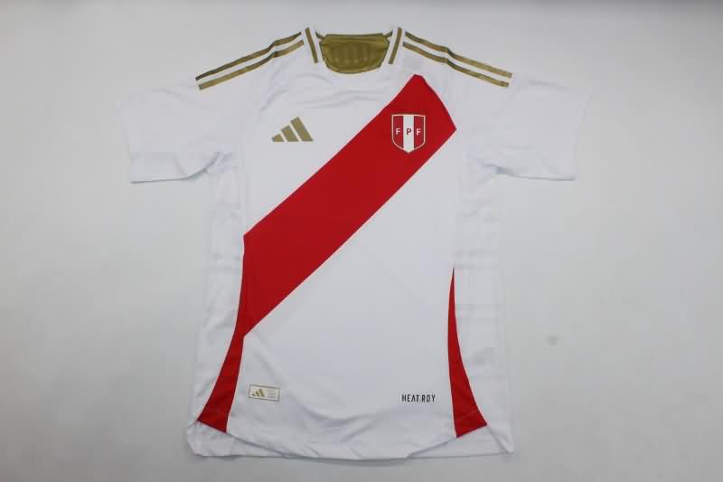 AAA(Thailand) Peru 2024 Copa America Home Soccer Jersey (Player)