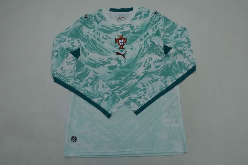 AAA(Thailand) Portugal 2026 World Cup Away Long Sleeve Soccer Jersey