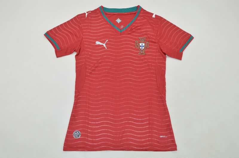 AAA(Thailand) Portugal 2026 World Cup Home Women Soccer Jersey