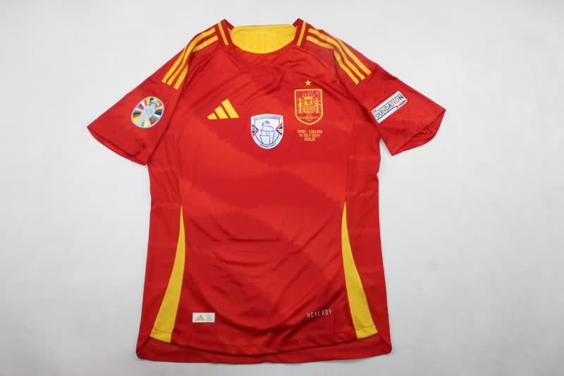 AAA(Thailand) Spain 2024 EURO Final Home Soccer Jersey (Player)