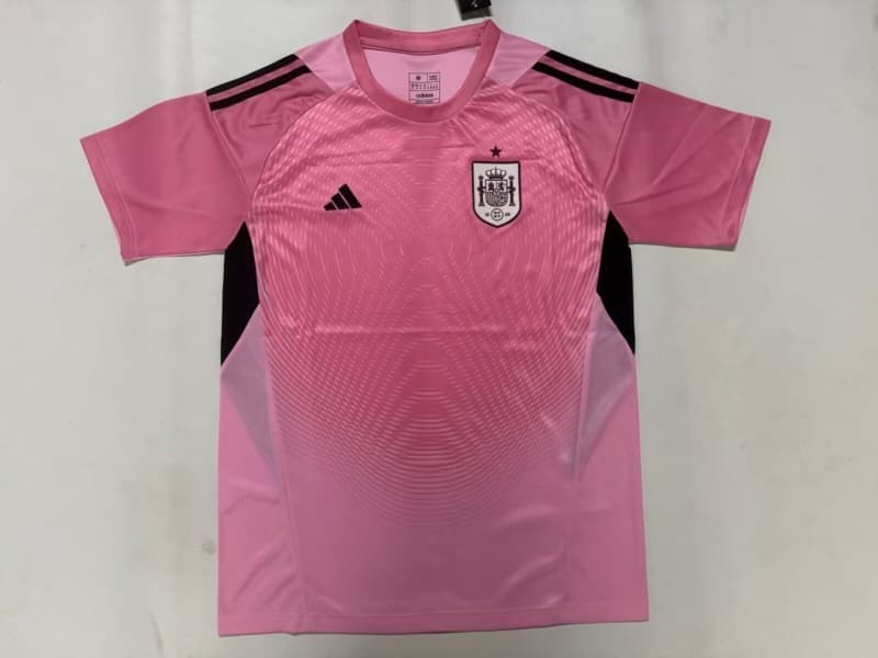 AAA(Thailand) Spain 2026 World Cup Goalkeeper Pink Soccer Jersey